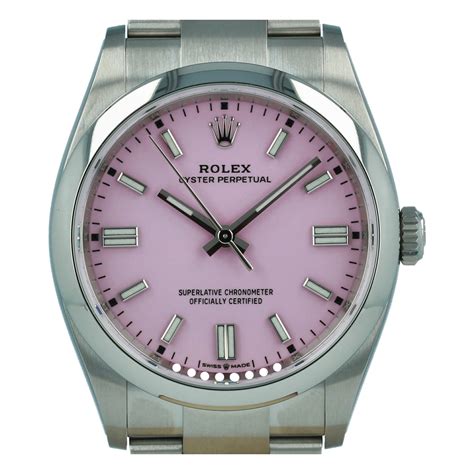 rolex oyster perpetual acciaio silver e rosa|rolex oyster perpetual case.